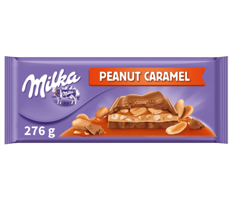 Milka Chocolate - Peanut & Caramel 276g/13