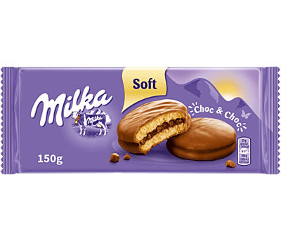 Milka Biscuits-Choc & Choc 150g/12