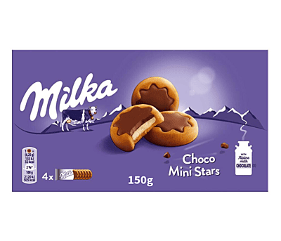 Milka Biscuits-Choco Minis 150g/16