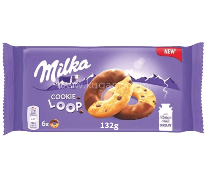 Milka Biscuits-Choco Loop 132g/12