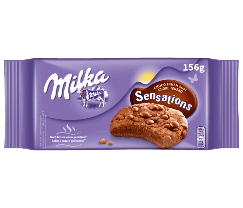 Milka Biscuits-Sensations Soft Inside 156g/12 Milka Biscuits-Sensations Soft Inside 156g/12