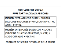 Nectar Jam 450mL 16pack-Apricot Nectar Jam 450mL 16pack-Apricot