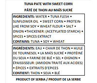 Neoplanta-Tuna Pate with Corn Patelina/Neoplanta 60g/12