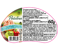 Neoplanta-Tuna Pate with Vegetables Patelina/Neoplanta 60g/12 Neoplanta-Tuna Pate with Vegetables Patelina/Neoplanta 60g/12