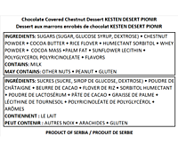 PIONIR - Chestnut Desert Bar 30g/24 KESTEN DESERT PIONIR - Chestnut Desert Bar 30g/24 KESTEN DESERT