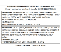 PIONIR - Chestnut Desert Bar 30g/24 KESTEN DESERT