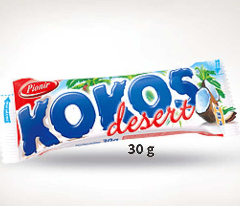 PIONIR - Coconut Desert Bar 30g/24 KOKOS DESERT PIONIR - Coconut Desert Bar 30g/24 KOKOS DESERT