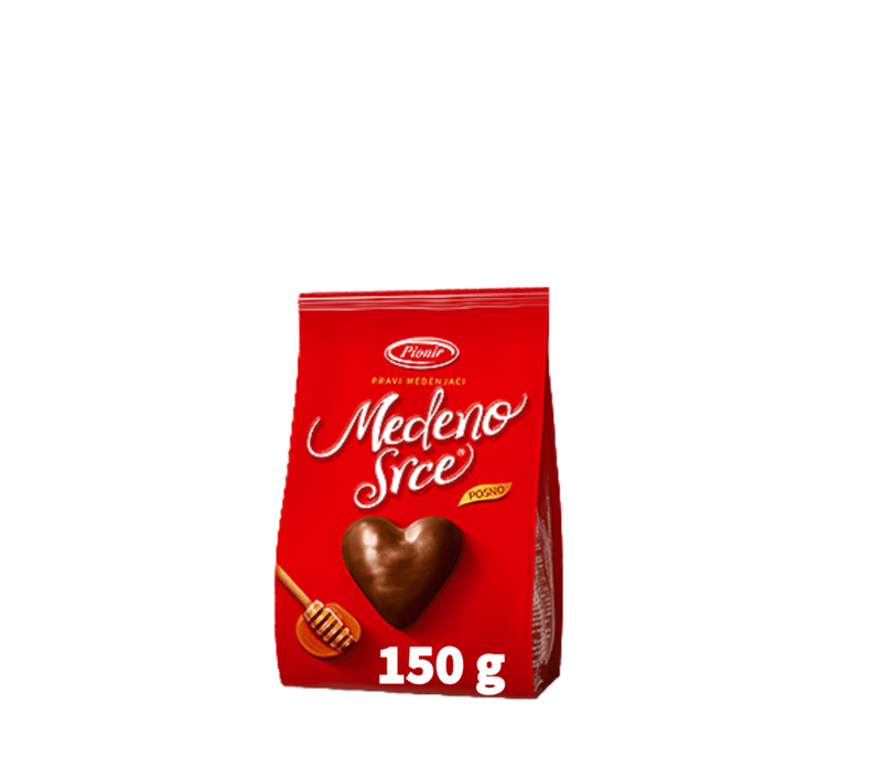 PIONIR - Gingerbread Cookies with Honey Filling 150g/24 - MEDENO SRCE PIONIR - Gingerbread Cookies with Honey Filling 150g/24 - MEDENO SRCE