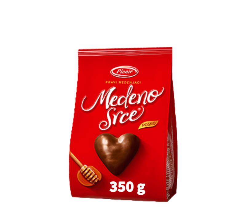 PIONIR - Gingerbread Cookies with Honey Filling 350g/12 - MEDENO SRCE PIONIR - Gingerbread Cookies with Honey Filling 350g/12 - MEDENO SRCE