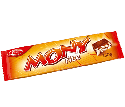 PIONIR - Chocolate Bar with Rice 150g/10 - MONY RICE