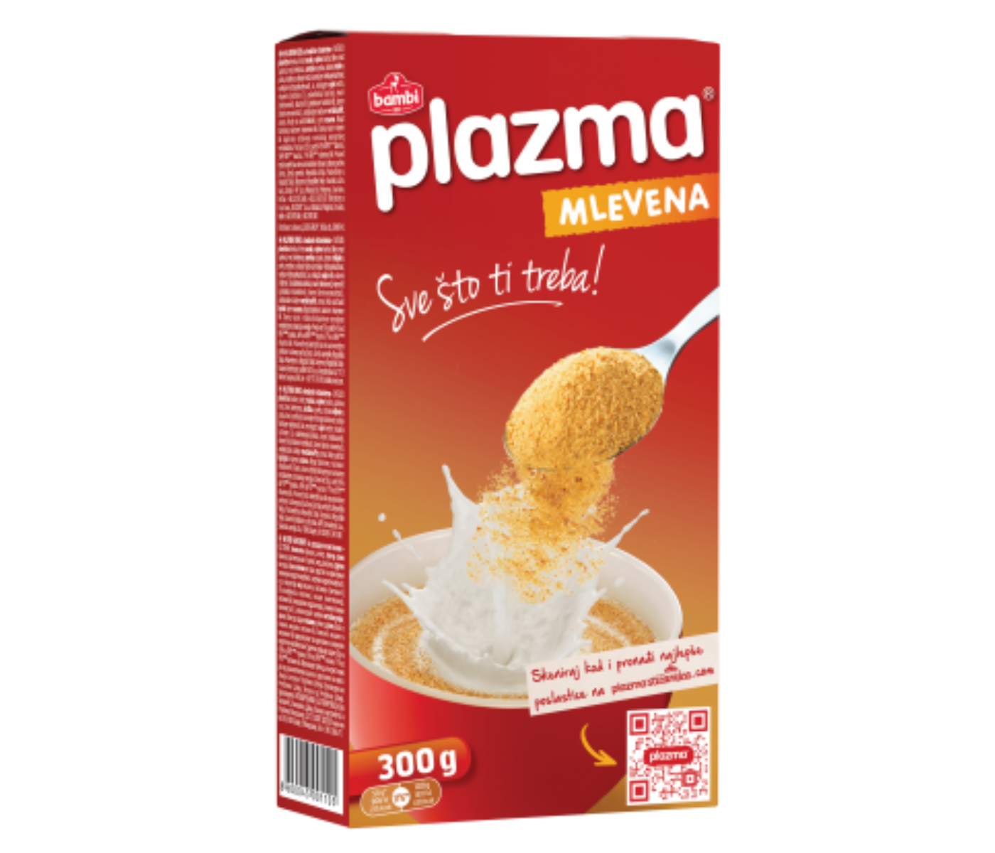 Wafers-Keks Plazma Mlevena 300g/16