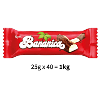 Stark - Chocolate Covered Dessert Banana Flavor 25g/40 - KREM BANANICA Stark - Chocolate Covered Dessert Banana Flavor 25g/40 - KREM BANANICA