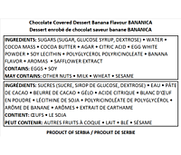 Stark - Chocolate Covered Dessert Banana Flavor 25g/40 - KREM BANANICA Stark - Chocolate Covered Dessert Banana Flavor 25g/40 - KREM BANANICA