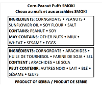 Stark - Corn-Peanut Puffs 50g/40 - SMOKI