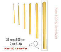 Candlesticks Honey-35mm x 600mm 2pack/1kg