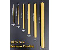 Candlesticks Honey-10mm x 260mm 100pack/1kg Candlesticks Honey-10mm x 260mm 100pack/1kg