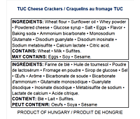 TUC Crackers-Cheese 100g/24 TUC Crackers-Cheese 100g/24