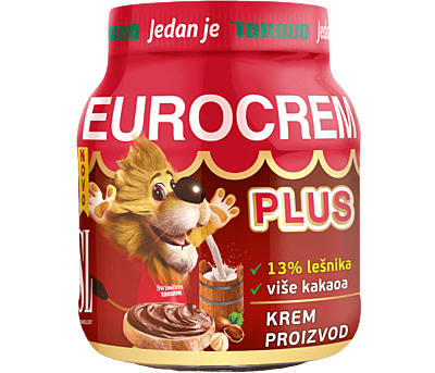 Takovo - Cocoa-Hazelnut Spread 700g/6 - EUROKREM PLUS COCOA