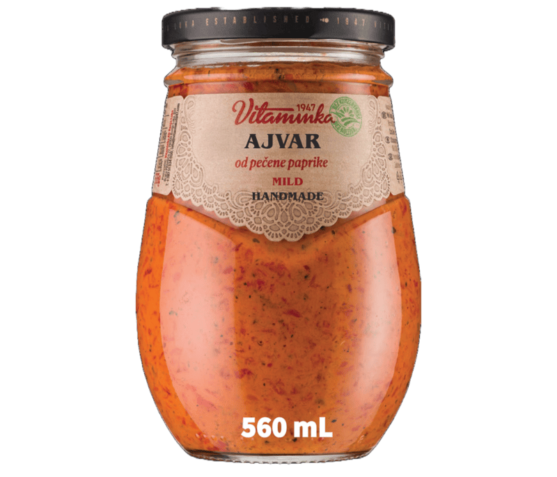 Vitaminka - AJVAR Pepper Spread - MILD 560 mL/6 Vitaminka - AJVAR Pepper Spread - MILD 560 mL/6