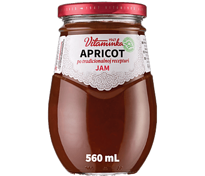 Vitaminka - APRICOT JAM - 560 mL/6