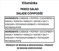 Vitaminka - MIXED SALAD - 650 mL/6