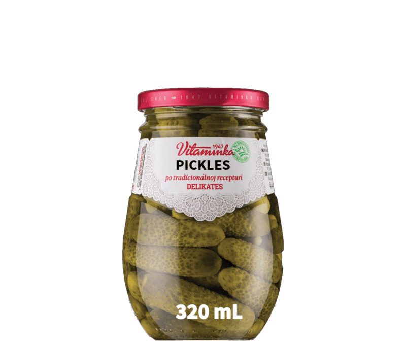 Vitaminka - PICKLES Cornichons - 320 mL/6 Vitaminka - PICKLES Cornichons - 320 mL/6