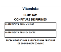 Vitaminka - Jam PUM - 320 mL/6 Vitaminka - Jam PUM - 320 mL/6