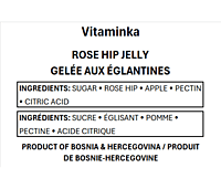 Vitaminka - Jam ROSE HIP JELLY - 320 mL/6