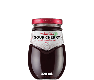 Vitaminka - SOUR CHERRY JAM - 320 mL/6